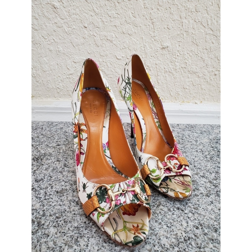 Gucci Floral heels